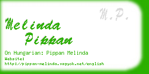 melinda pippan business card